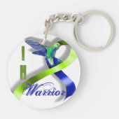 Intracraniale hypertensie Warrior Sleutelhanger (Achterkant)