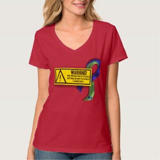 Intracraniële hypertensie: Onderhoudswaarschuwing T-shirt