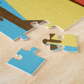 Intramurale vliegtuigen met middelbare aandrijving legpuzzel (Zijkant)