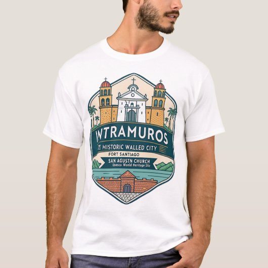 Intramuros (De Ommuurde Stad) T-shirt (Voorkant)