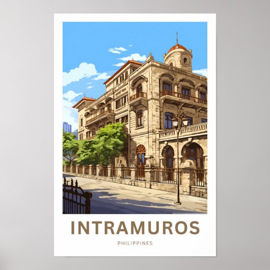 Intramuros Filipijnen Poster (Voorkant)