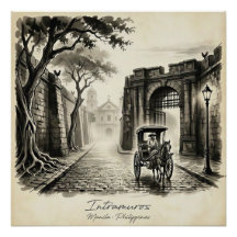 Intramuros Manila Kalesa Erfgoed 