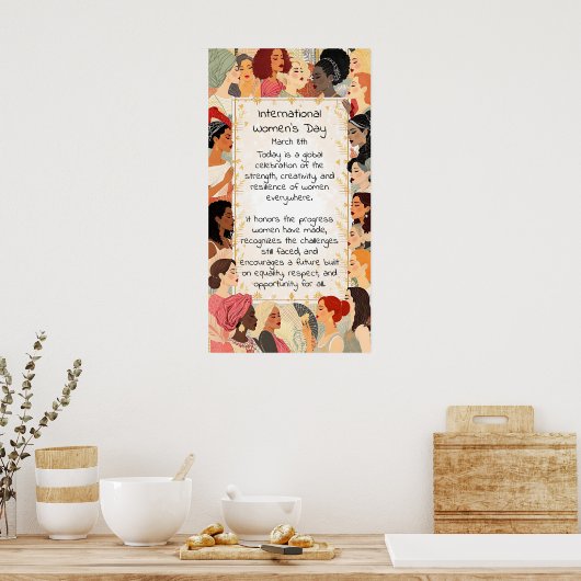 Intranational Women's Day Mission  Poster (Keuken)