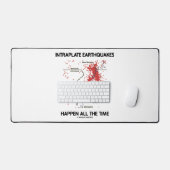Intraplate aardbevingen gebeuren de hele tijd bureaumat (Keyboard & Muis)