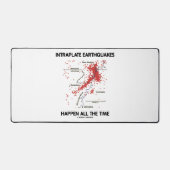 Intraplate aardbevingen gebeuren de hele tijd bureaumat (Voorkant)