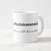 Intraveneus koffie grote koffiekop (Voorkant rechts)