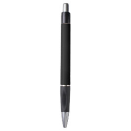 Intrekbare zwarte aangepaste naam balpen pen