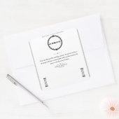 Intrekken — Marcus Aurelius Stoïcijnse Sticker (Envelop)