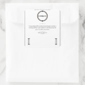Intrekken — Marcus Aurelius Stoïcijnse Sticker (Tas)