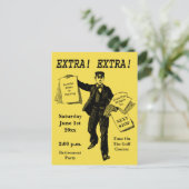 Intrekking - afboeking behalve de datum van uitnod uitnodiging briefkaart (Staand voorkant)