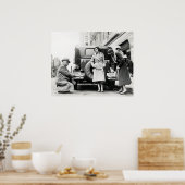 INTREKKING BUMPERSTICKERS 1932 POSTER (Keuken)