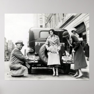 INTREKKING BUMPERSTICKERS 1932 POSTER