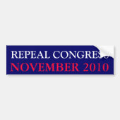 INTREKKING CONGRESS, NOVEMBER 2010 BUMPERSTICKER (Voorkant)