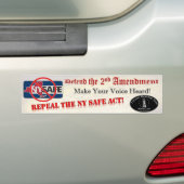 Intrekking de Veilige Bumpersticker van de Akte (Op auto)