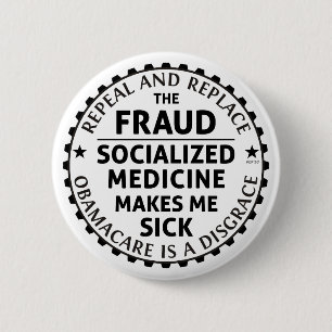 Intrekking en vervanging ronde button 5,7 cm