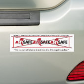 Intrekking NY SAFE ACT bumpersticker (Op auto)