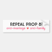 INTREKKING PROP 8! BUMPERSTICKER (Voorkant)