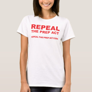 Intrekking van de PREP-wet op het witte overhemd v T-shirt