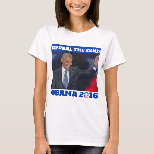 Intrekking van het 22e shirt Obama 2016 (Voorkant)