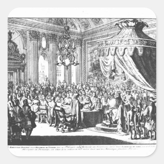 Intrekking van het vonnis van Nantes Vierkante Sticker (Voorkant)