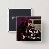 Intrekking verbod vierkante button 5,1 cm (Voorkant /achterkant)