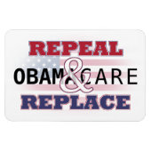 Intrekking & Vervang Obamacare Magnet Magneet (Horizontaal)