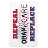 Intrekking & Vervang Obamacare Magnet Magneet (Verticaal)