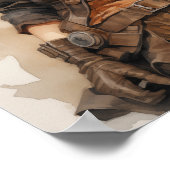 Intrepid Steampunk Explorers Dynamic Duo Art Poster (Hoek)