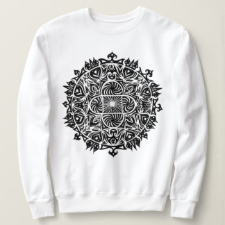 Intricat Hypnotisch Mandala Kunst Trui