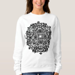 Intricat Hypnotisch Mandala Kunst Trui