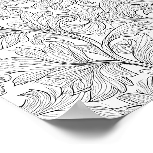 Intricate Adult Coloring Page: Intertwined Ivy Poster (Hoek)