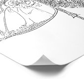 Intricate Adult Coloring Page: Steampunk Insect Poster (Hoek)