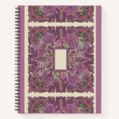 Intricate Amethyst Floral Mandala Notebook Notitieboek (Voorkant)