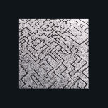 Intricate Black & White Labyrinth Maze Canvas Afdruk<br><div class="desc">An ultra-detailed black-ink labyrinth sprawls across the canvas in thousands of precise, tightly packed lines. Sharp corners, narrow passages, deceptive branches, and hidden dead ends create a mesmerizing, almost textile-like texture that invites prolonged gazing. No obvious entrance or exit appears; the design feels infinite, meditative, and subtly disorienting—symbolizing life’s twists,...</div>