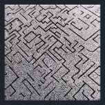 Intricate Black & White Labyrinth Maze Foto Afdruk<br><div class="desc">An ultra-detailed black-ink labyrinth sprawls across the canvas in thousands of precise, tightly packed lines. Sharp corners, narrow passages, deceptive branches, and hidden dead ends create a mesmerizing, almost textile-like texture that invites prolonged gazing. No obvious entrance or exit appears; the design feels infinite, meditative, and subtly disorienting—symbolizing life’s twists,...</div>