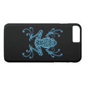 Intricate blauwe boomkikker Case-Mate iPhone case (Achterkant (Horizontaal))