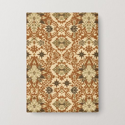 Intricate Bohemian Ethnic Button (Voorkant)