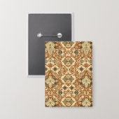 Intricate Bohemian Ethnic Button (Voorkant / Achterkant)