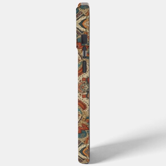 Intricate Bohemian Mandala Pattern Phone Case (Achterkant / Links)