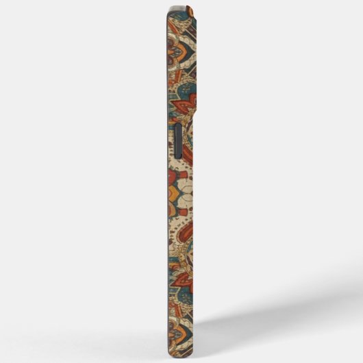 Intricate Bohemian Mandala Pattern Phone Case (Achterkant / Rechts)