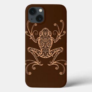Intricate bruine kikker iPhone 13 hoesje