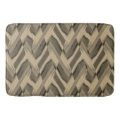 Intricate bruine marmer-patroon badmat (Voorkant)