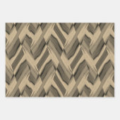 Intricate bruine marmer-patroon inpakpapier vel (Voorkant)