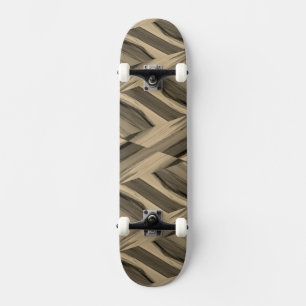Intricate bruine marmer-patroon persoonlijk skateboard