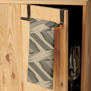 Intricate bruine marmer-patroon theedoek