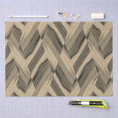 Intricate bruine marmer-patroon tissuepapier (Craft)