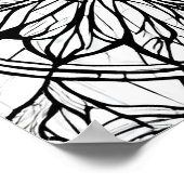 Intricate Cathedral Line Pattern: Stained-Glass Poster (Hoek)