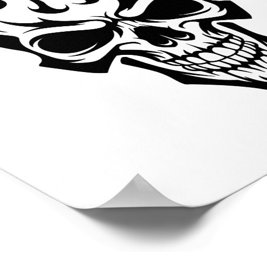 Intricate Celtic Knotwork Skull Poster - Detailed (Hoek)