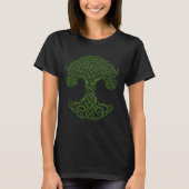 Intricate Celtic Tree Knot Irish Graphic T-shirt (Voorkant)