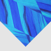 Intricate Cobalt Blue Marble Pattern Tissuepapier (Detail)